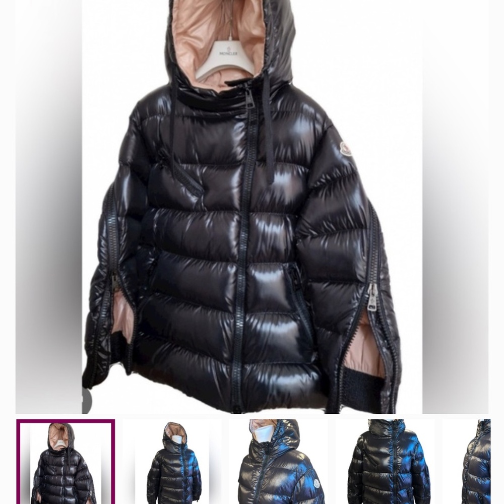 Pristine Moncler Liriope Giubbotto Down Jacket Pink Interior - Picture 5 of 14